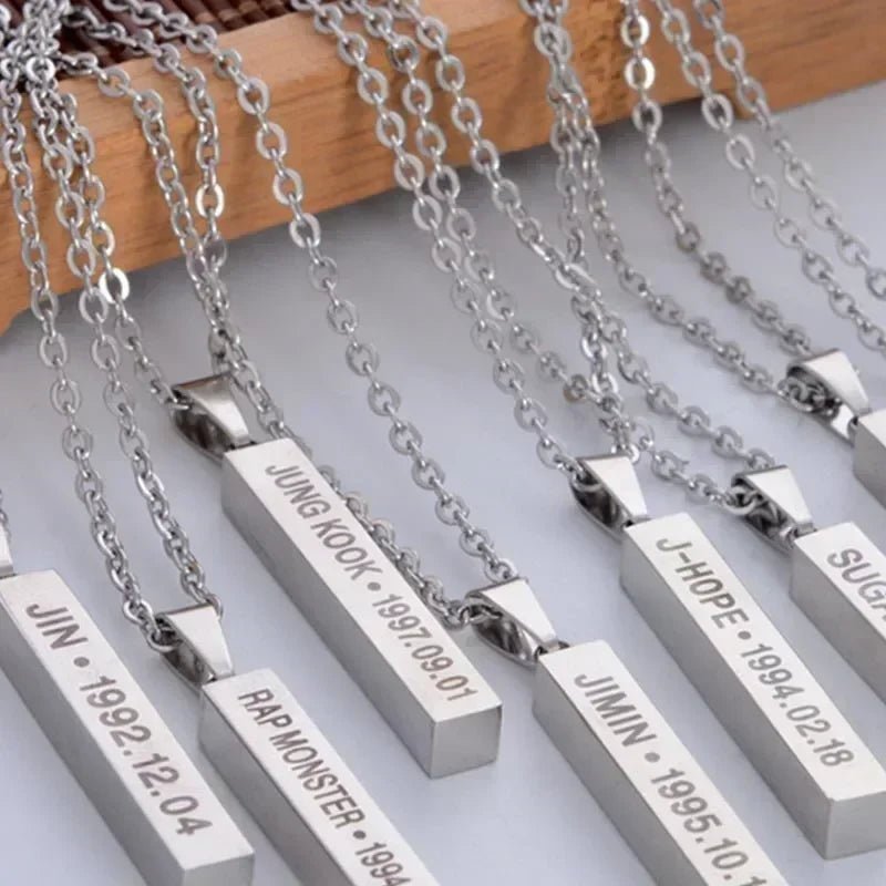 BTS Bias Stainless Steel Necklace