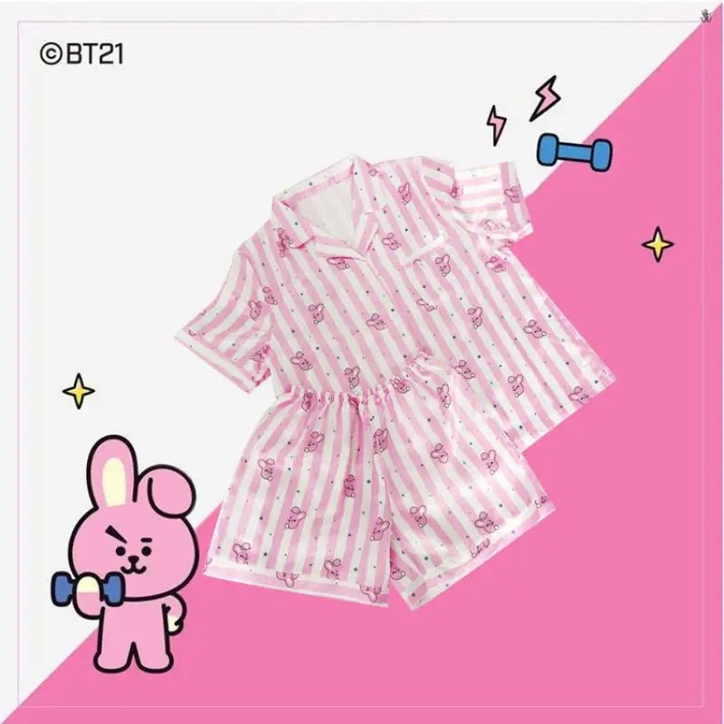 BTS Cartoon Women's Pajama Set