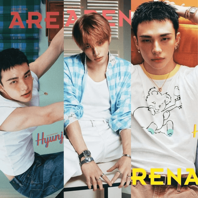 Stray Kids Hyunjin Magazine ARENA 2025-06