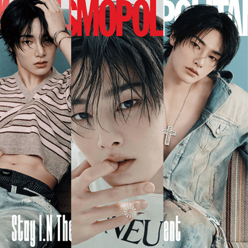 Stray Kids I.N Magazine Cosmopolitan 2025-12