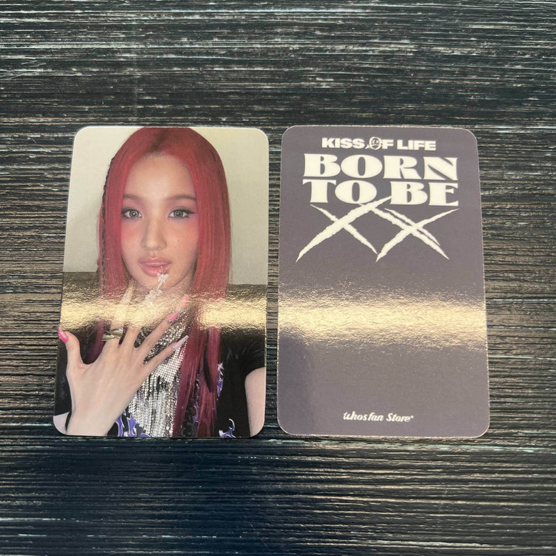 KISS OF LIFE Born To Be XX Whos Fan Pre-Order Benefit Photocard