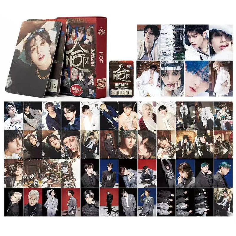 Stray Kids Hop Hiptape Photo Cards (55 Cards)