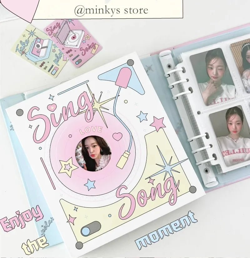 KPOP Idol A5 Photocard Binder Book Photo Card Holder