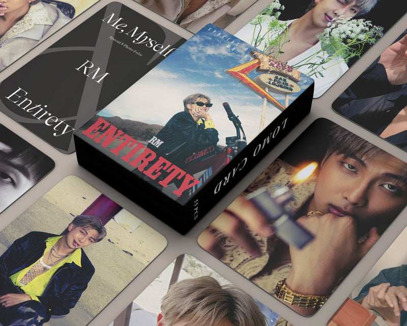 Me, Myself, and RM 'Entirety' Photocards (55 Cards)