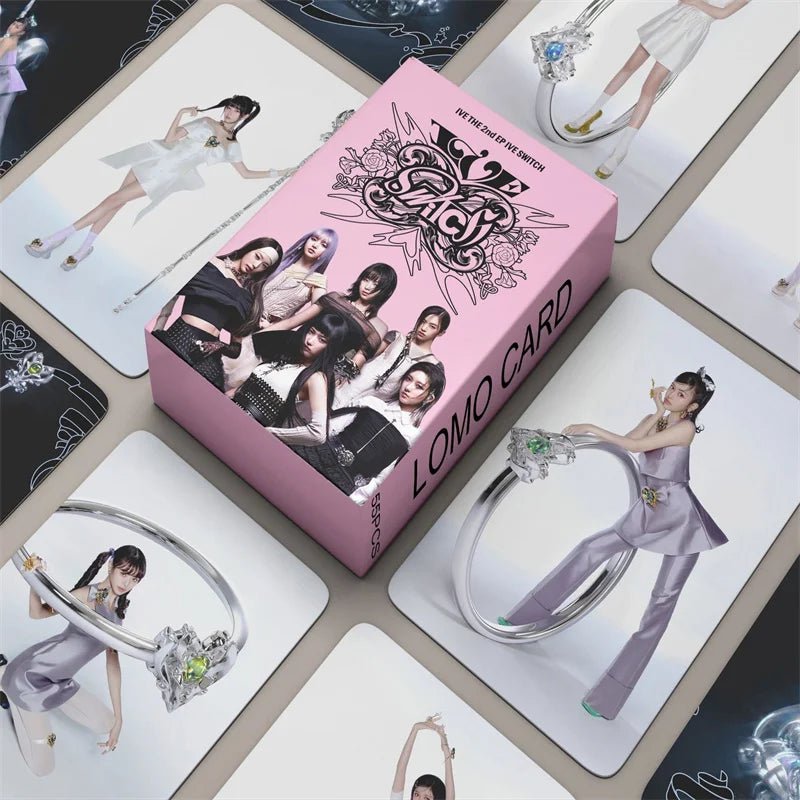 IVE SWITCH Album Pink Photo Cards (55 Cards)