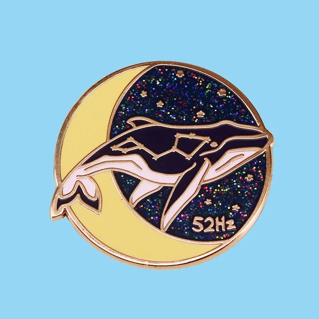 BTS Rap Monster Whale Album Enamel Brooch