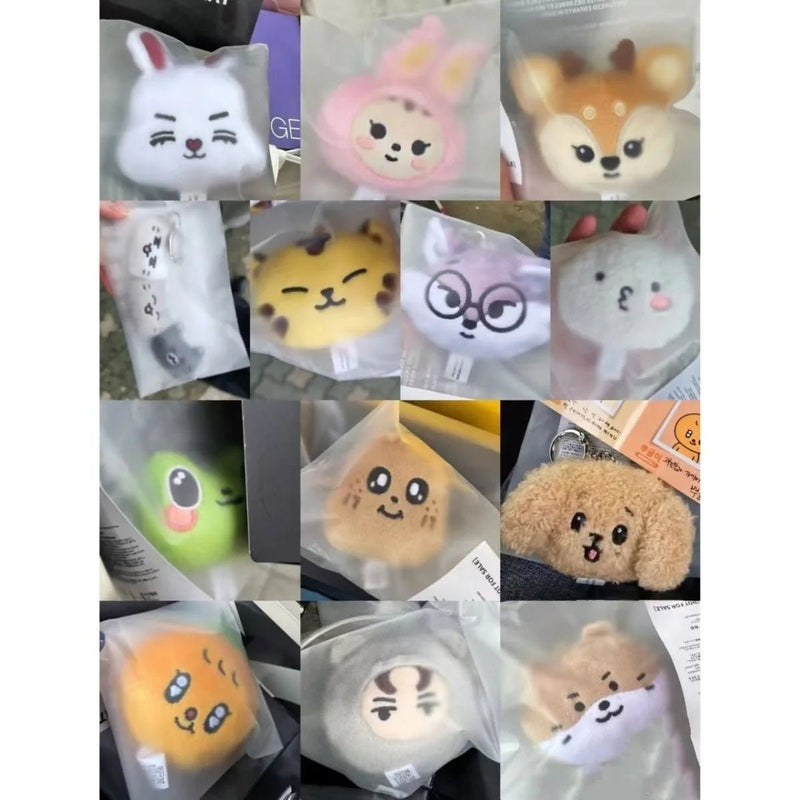 SEVENTEEN Miniteen Face Plush Doll Keychain