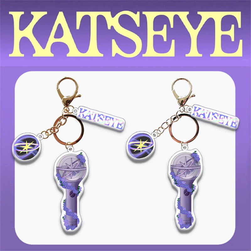 KATSEYE Lightstick Keychain 3pcs/Set