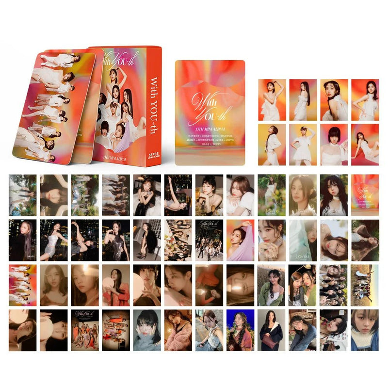 TWICE With You-th New Album Photo Cards (55 Cards)