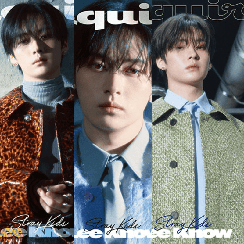 Stray Kids Lee Know Magazine ESQUIRE 2025-08