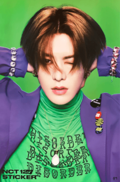 NCT 127 Sticker Official Poster (Yuta)
