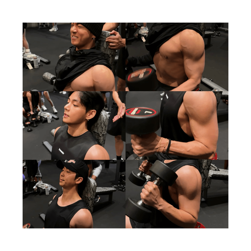 Inside BTS’s V, Jungkook, and RM Gym Workout Session