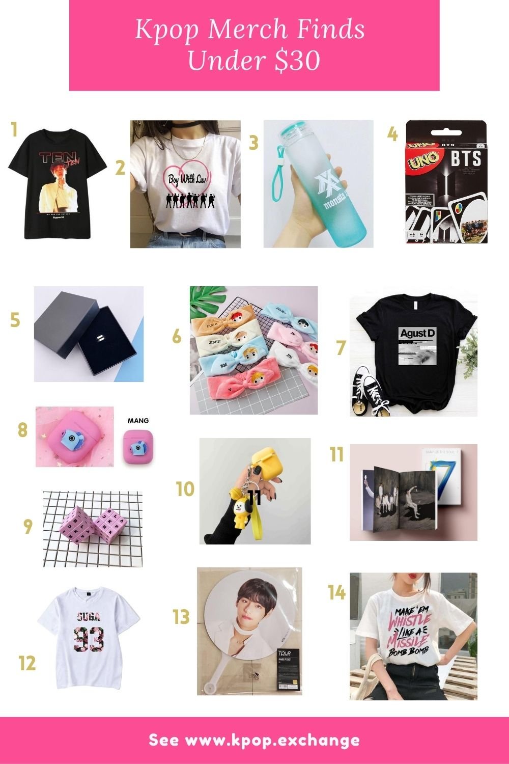 Best Kpop Merch Finds Under $30