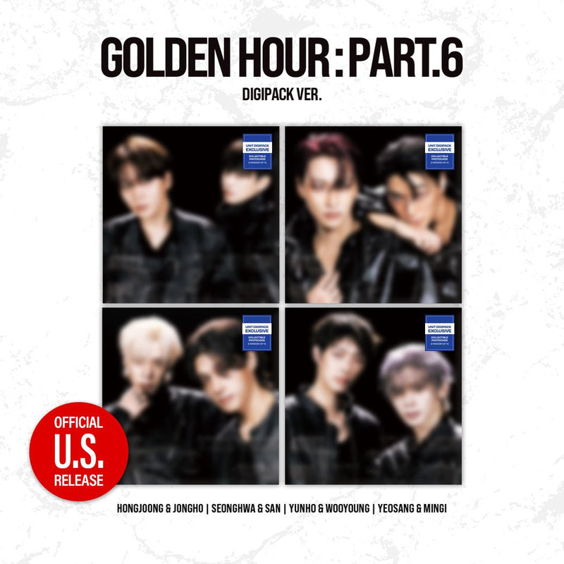 [PRE-ORDER] ATEEZ - GOLDEN HOUR : Part.6 (DIGIPACK UNIT VER.) - Unit Digipack Exclusive