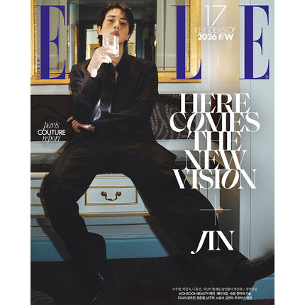 Jin Elle Korea Magazine August Edition BTS Pre-Order A Cover