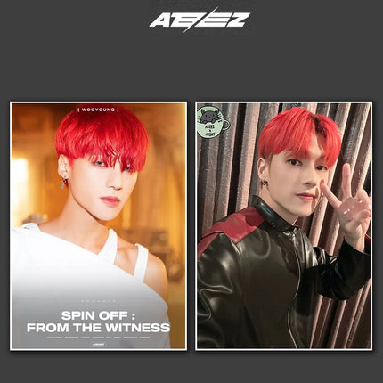 ATEEZ SPIN OFF: FROM THE WITNESS HD Photo Posters (2Pcs/Set)