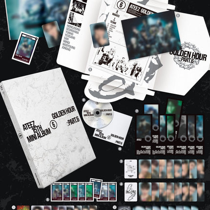 ATEEZ GOLDEN HOUR Part.6 Photobook 82EVENT Exclusive – A version packaging and inclusions