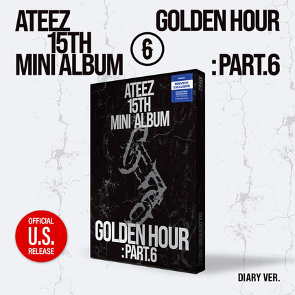 ATEEZ GOLDEN HOUR Part.6 Photobook 82EVENT Exclusive – Diary version cover