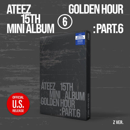 ATEEZ GOLDEN HOUR Part.6 Photobook 82EVENT Exclusive – Z version cover
