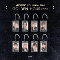 ateez golden hour pt 2 official merch photocard holder set