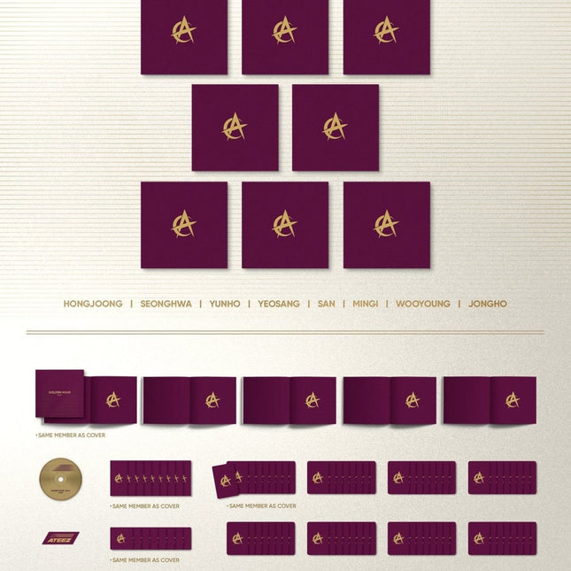 Ateez Golden Hour Digipack