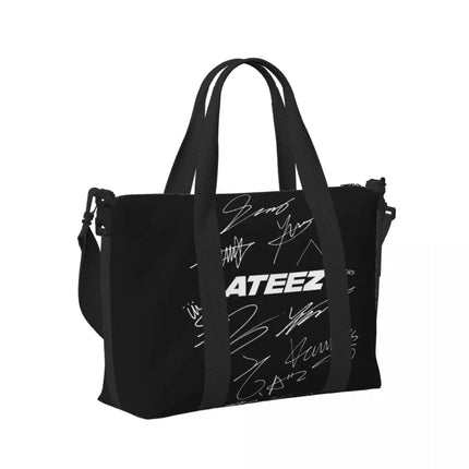 ATEEZ Logo Travel Bag Large Tote Bag [Fanmade] | Kpop Exchange