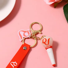 Load image into Gallery viewer, Red Velvet Silicone Lightstick Keychain