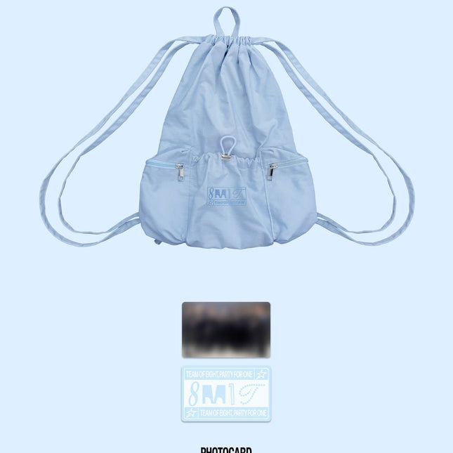 ateez 8room draw string bag, ateez 8room drawstring bag, ateez 8room merch, ateez 8room pop-up, ateez bag, kpop drawstring bag, atiny bag
