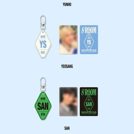 ateez 8room keyring, ateez 8room merch, ateez 8room pop-up