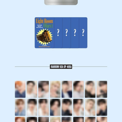ateez 8room random photocard pack B, ateez 8room merch, ateez 8room pop-up