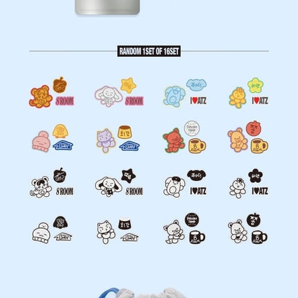 ateez 8room random iron-on patch, ateez 8room merch, ateez 8room pop-up, ateez patch, kpop iron-on patches, 8ROOM patch set