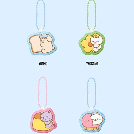 ateez 8room random mini cushion keyring, ateez 8room merch, ateez 8room pop-up, ateez keyring, 8ROOM keychain, atiny bag charm