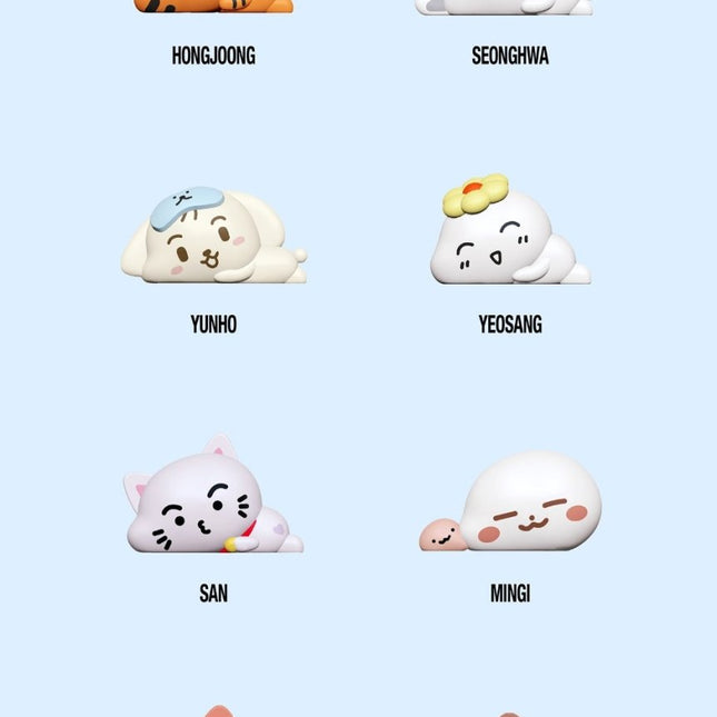 ateez 8room random mini figure, ateez 8room merch, ateez 8room pop-up, ateez mini figure, kpop blind box figure, atiny collectible