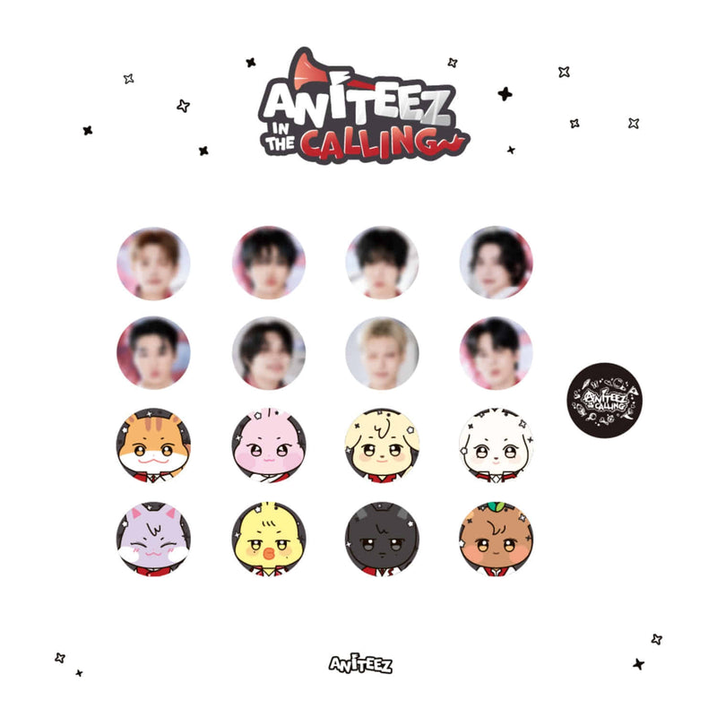 [PRE-ORDER] ATEEZ [ANITEEZ IN CALLING] Can Badge (Random)