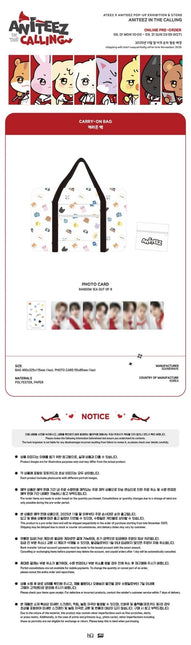 aniteez in the calling carry on bag infographic