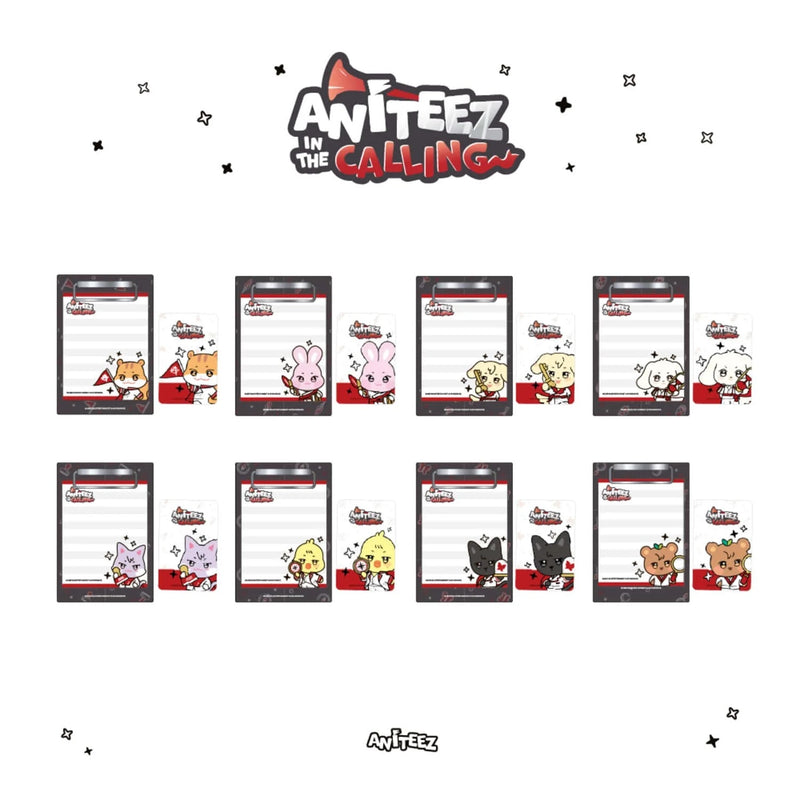 [PRE-ORDER] ATEEZ [ANITEEZ IN CALLING] Clipboard & Memo Pad Set + POB