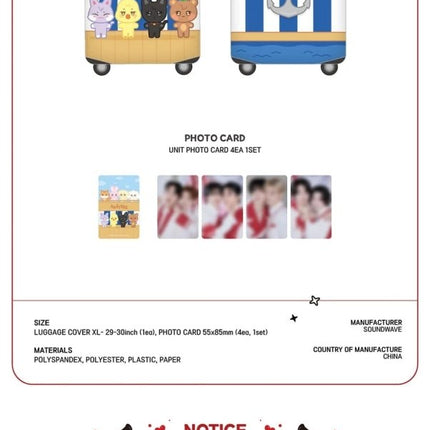 aniteez in the calling luggage cover XL