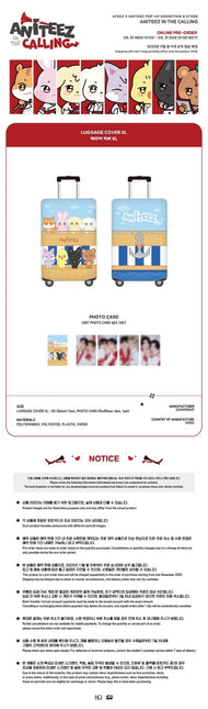 aniteez in the calling luggage cover XL