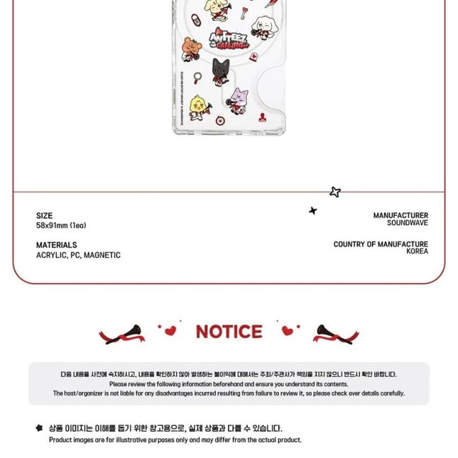 aniteez in the calling magsafe acrylic card case