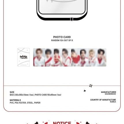 aniteez in the calling pvc pocket shoulder bag