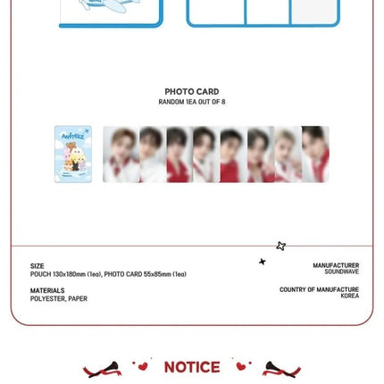 Ateez Aniteez Calling Travel Pouch Pre Order