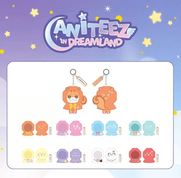ATEEZ ANITEEZ Dreamland Plush Keyring Wish Cloak – Official