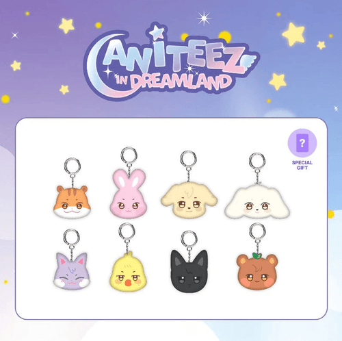 aniteez dreamland mini face keyring