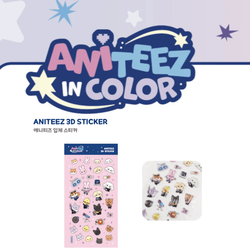 [PRE-ORDER] ATEEZ [ANITEEZ IN COLOR] Aniteez 3D Sticker + POB
