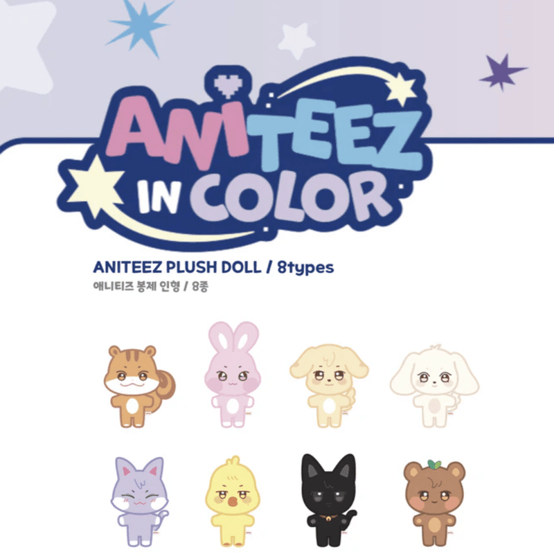 [PRE-ORDER] ATEEZ [ANITEEZ IN COLOR] Aniteez Plush Doll + POB