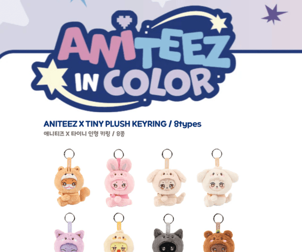 ateez aniteez tiny キーリング ヨサン ジョンホ ATEEZ Aniteez Plush Keyring 🎀 Tiny Doll Bag Charm (8 Types