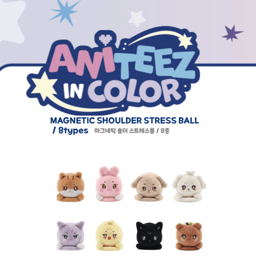 Ateez Aniteez In Color Magnetic Shoulder Stress Ball Pre-Order