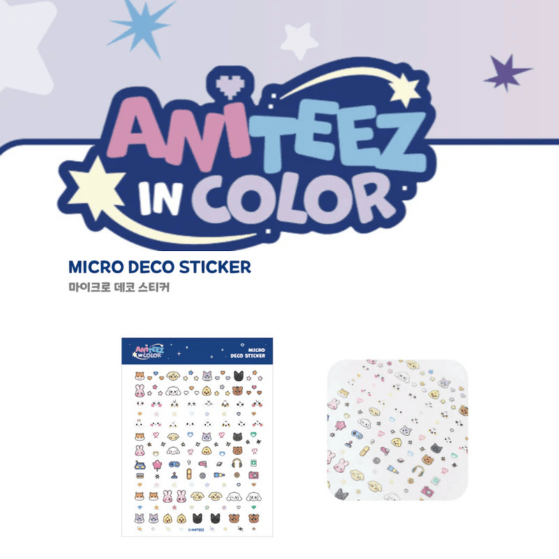 [PRE-ORDER] ATEEZ [ANITEEZ IN COLOR] Micro Deco Sticker + POB
