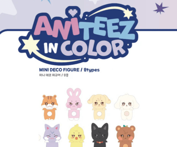 ATEEZ Aniteez Mini Deco Figure 🎀 Display Collectible (8 Types