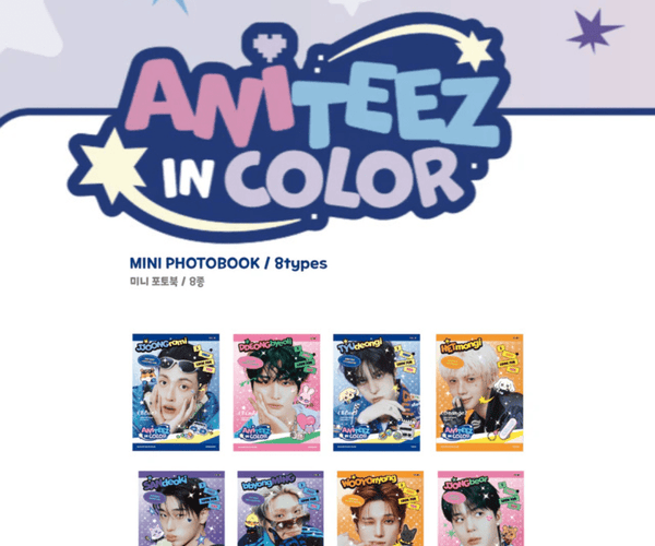 ATEEZ Aniteez Mini Photobook 📖 8 Member Versions Kpop Photobook